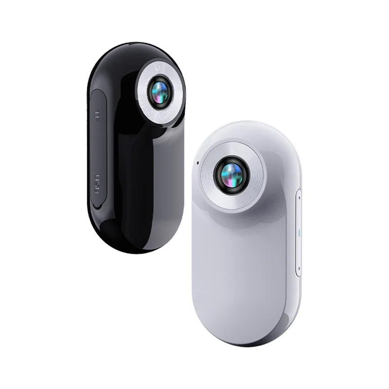 H2 Mini Action Camera 1920 x 1080P 120 Degree Wide Angle Magnetic Back Clip (without TF Card) - White