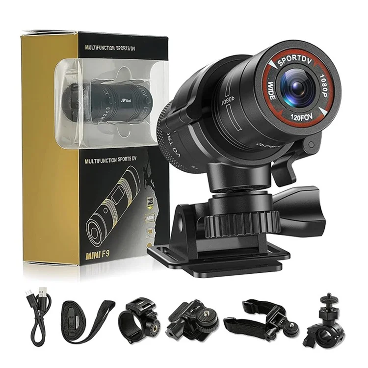 Cámara de acción deportiva H42A 1080P HD para bicicleta, motocicleta, casco Cámara DV Camcorder para actividades al aire libre