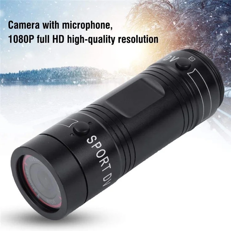 Cámara de acción deportiva H42A 1080P HD para bicicleta, motocicleta, casco Cámara DV Camcorder para actividades al aire libre