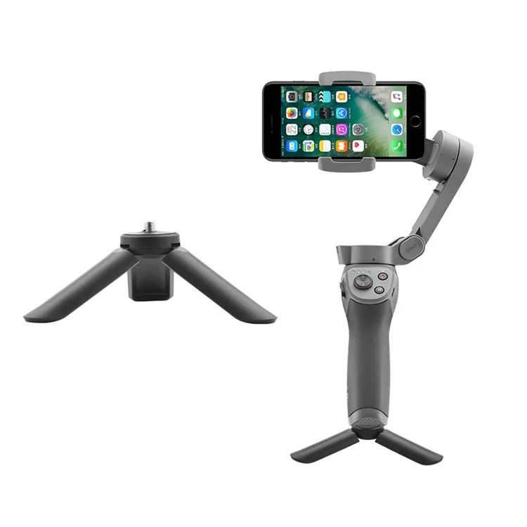 Portable Mini Desktop Tabletop Tripod for DJI OSMO 3/2/Zhiyun/Feiyu/GoPro - Grey