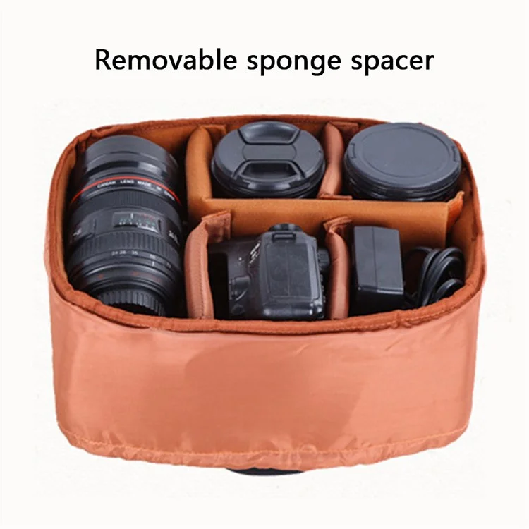 3033 Outdoor-Reisefotografie-Tasche Stativtragetasche aus gewachstem Segeltuch für 15-Zoll-Laptop - Dunkelgrau