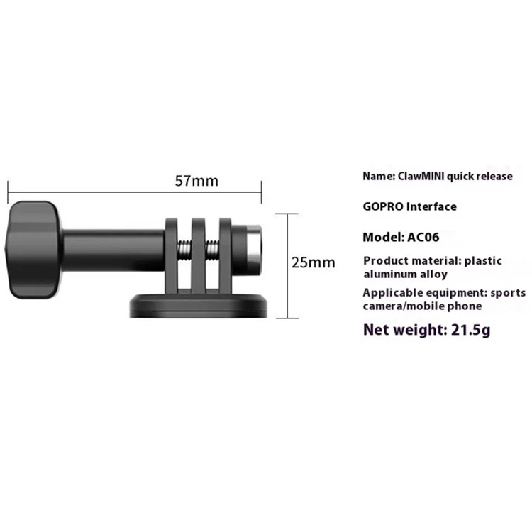 VRIG AC 06 Claw Mini Series Magnetic Adapter Action Camera Accessories Interface for Gopro

Перевод на русский:

VRIG AC 06 Claw Mini Series Магнитный адаптер Аксессуары для экшн-камеры Интерфейс для Gopro