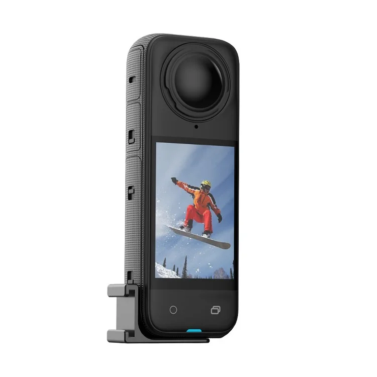FLYMILE For Insta360 X5 / Insta360 X4 / X3 / ONE X2 Cold Shoe Mount Adapter Camera Expansion Bracket