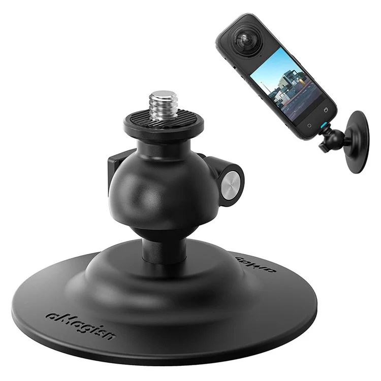 AMAGISN For DJI / GoPro / Insta360 Sports Camera Joint Ball Flexible Mount Adhesive Base - 1 / 4 Screw