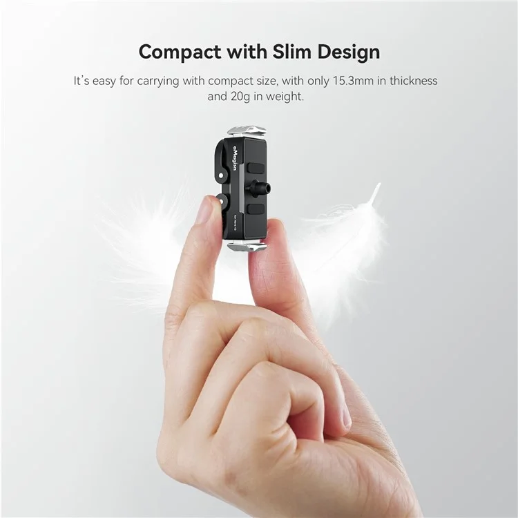 Amagisn Für GoPro Hero 13 Magnetic Metall Schnellfreisetzungsmontage Dual Interface Adapter Basiszubehör