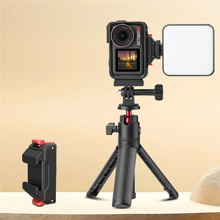 BRDRC Per DJI Osmo Action 5 Pro / Azione 4 / Azione 3 Kit di Espansione Delle Scarpe Fredde - Nero