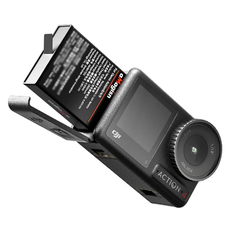 AMAGISN pour DJI Osmo Action 4 / 3 Batterie de remplacement basse température 1800mAh Batterie de caméra