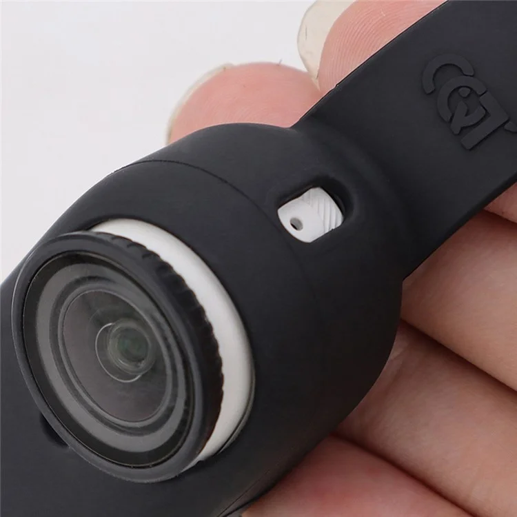 CQT For Insta360 GO 3S / GO 3 Protective Case with Adjustable Silicone Strap Multi-Function Expansion Band - Black