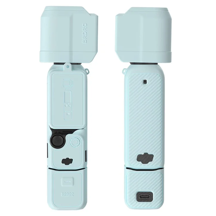 BRDRC Für DJI Osmo Pocket 3 Komplettset Kamera Schutzhülle Weiche Silikon Stoßfeste Hülle - Himmelbau