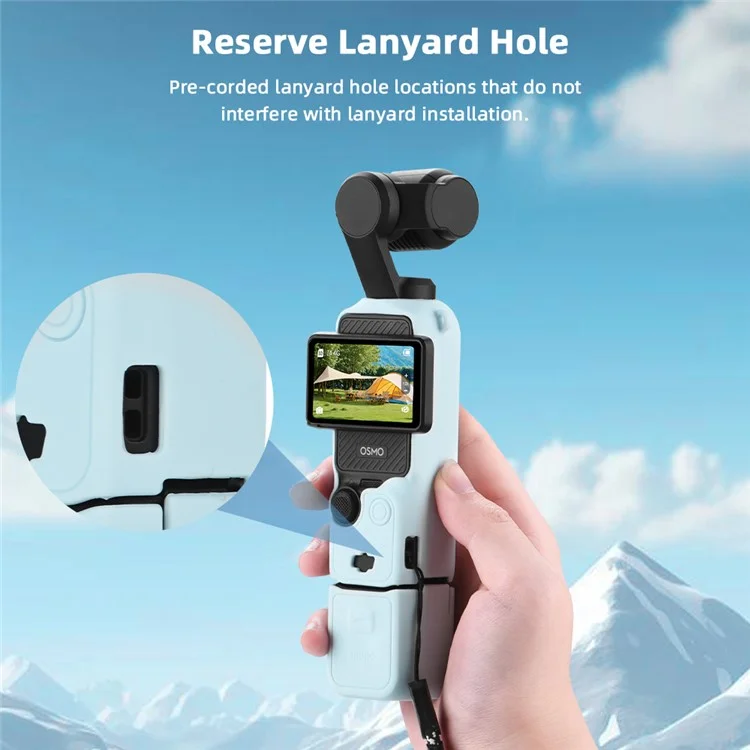 BRDRC Für DJI Osmo Pocket 3 Komplettset Kamera Schutzhülle Weiche Silikon Stoßfeste Hülle - Himmelbau