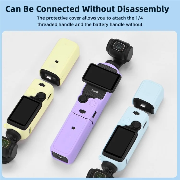 BRDRC Für DJI Osmo Pocket 3 Komplettset Kamera Schutzhülle Weiche Silikon Stoßfeste Hülle - Himmelbau
