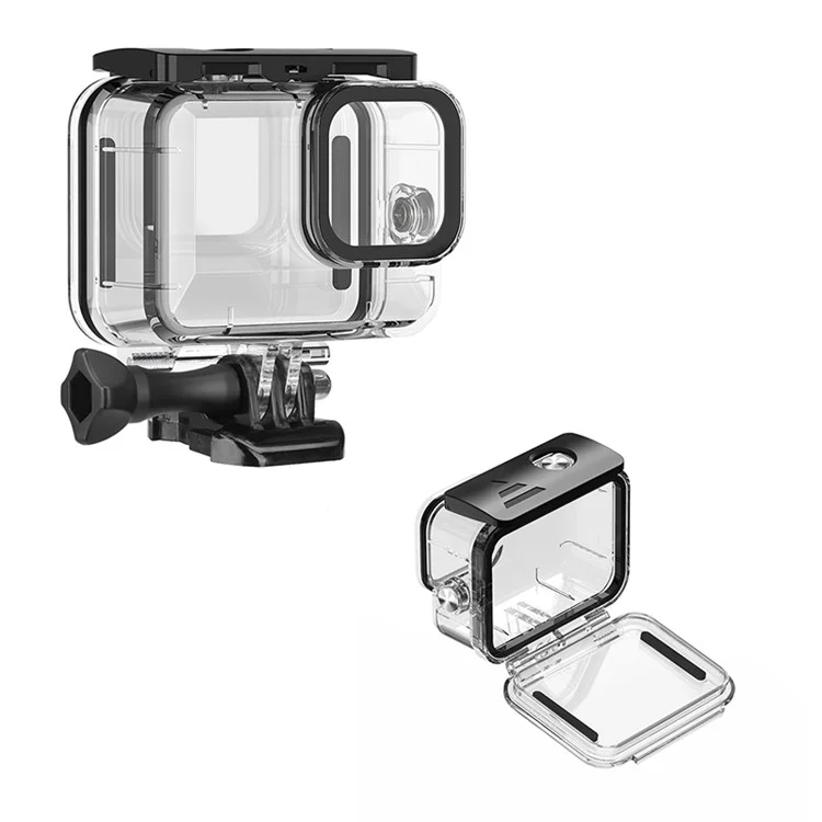 Для GoPro Hero 12 / 11 / 10 / 9 Противоударный водонепроницаемый чехол для подводной съемки на глубине до 45 м с 3 фильтрами