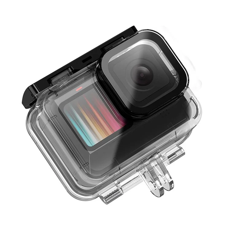 Для GoPro Hero 12 / 11 / 10 / 9 Противоударный водонепроницаемый чехол для подводной съемки на глубине до 45 м с 3 фильтрами
