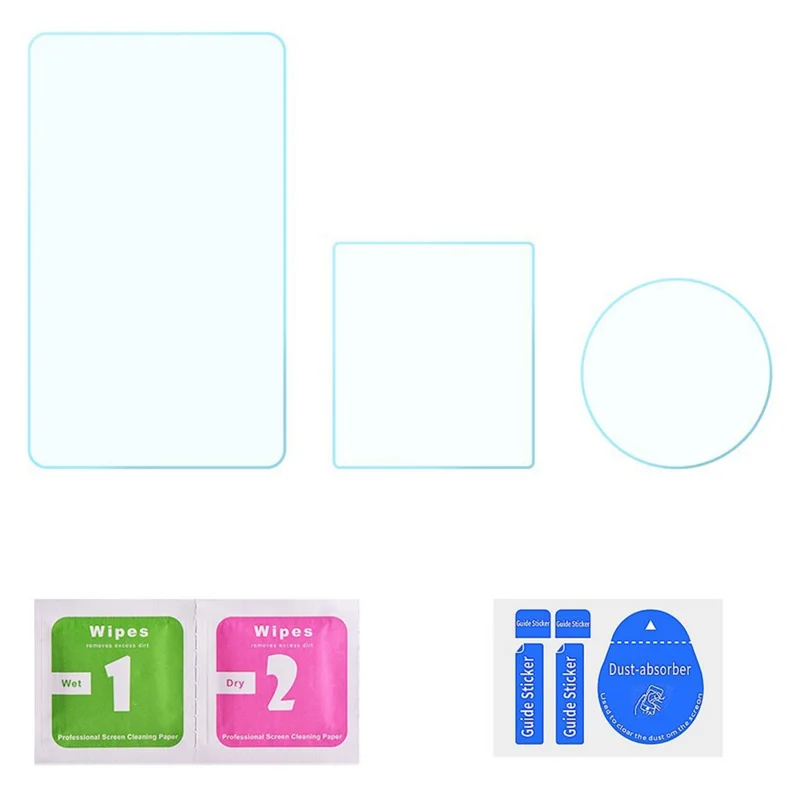 DA3A1130 Screen Protector Set for DJI Osmo Action 3 HD Tempered Glass Film Sports Camera Accessories