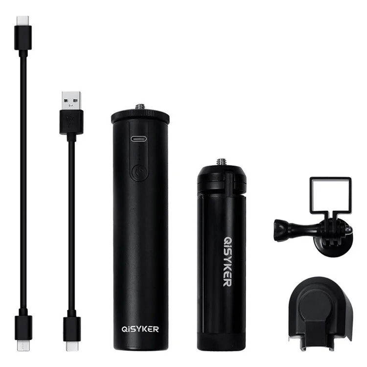 Kit d'expansion de chargeur QISYKER OPA30410 pour DJI Pocket 2 / Osmo Pocket avec prise de charge de 6000 mAh, trépied et pare-soleil.