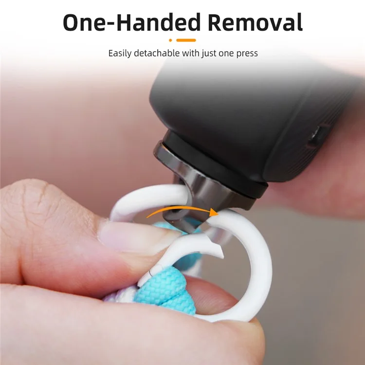 Correa cruzada BRDRC para la cámara DJI Osmo Pocket 3 - Cuerda colgante de nailon para el cuello - Dopamina