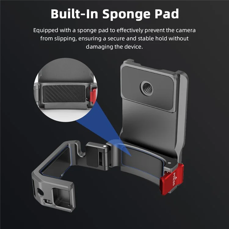 Fixation magnétique pour support d'appareil photo DJI Osmo Pocket 3 avec adaptateur d'extension