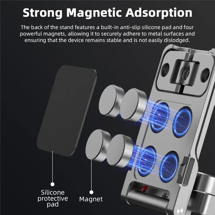 Fixation magnétique pour support d'appareil photo DJI Osmo Pocket 3 avec adaptateur d'extension