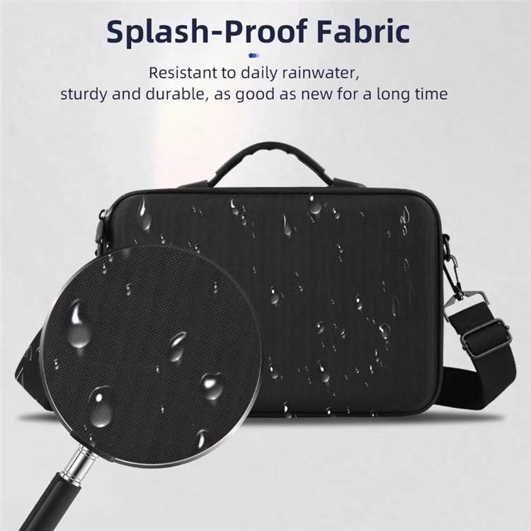 BRDRC For Insta360 X5 / Insta360 X4 Carrying Case with Shoulder Strap Protective Storage Polyester+EVA Bag