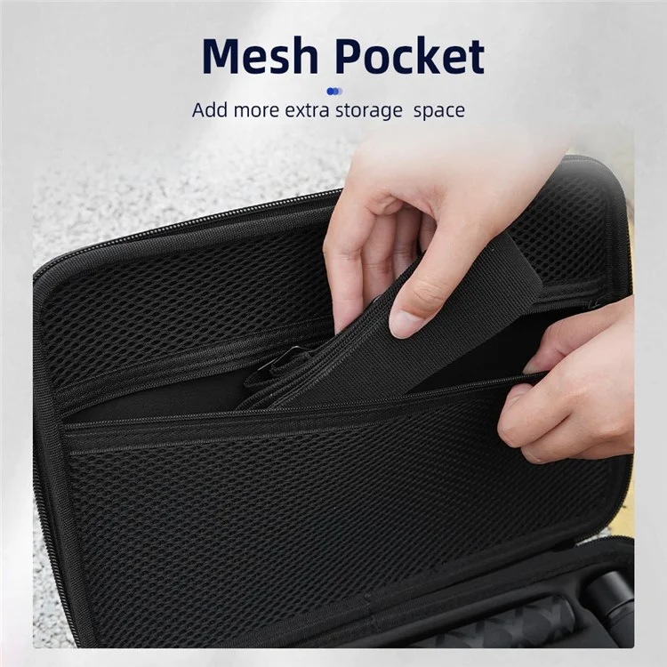 BRDRC For Insta360 X5 / Insta360 X4 Carrying Case with Shoulder Strap Protective Storage Polyester+EVA Bag