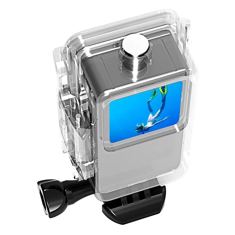 For DJI Action 2 60m Underwater Diving Case Tempered Glass Lens Cover Waterproof Housing