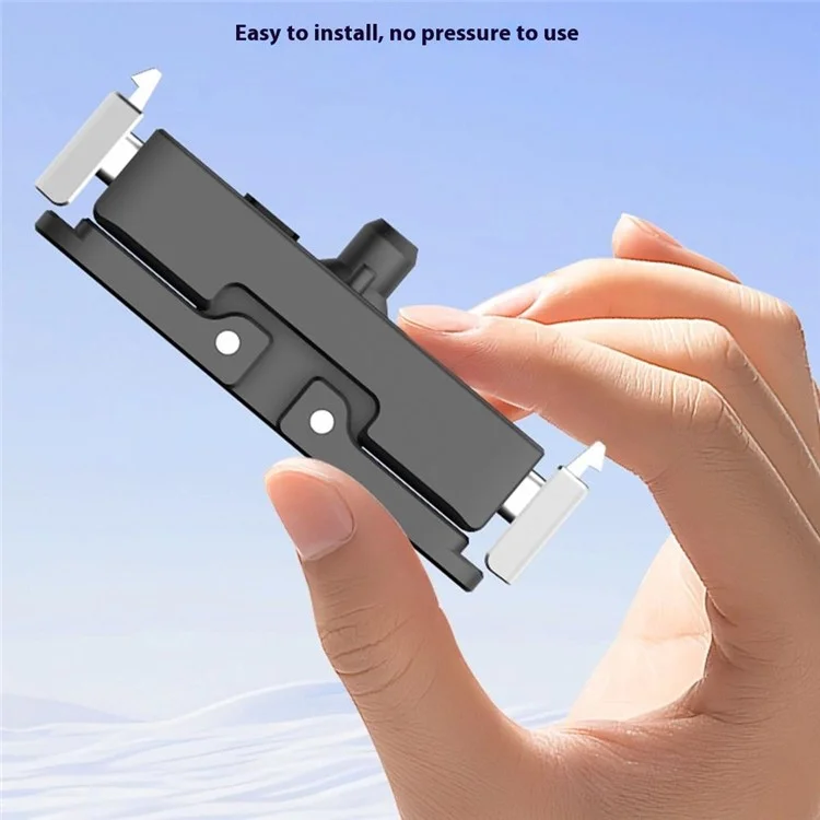 HEPAIL AC67 For GoPro Hero 13 Magnetic Quick Release Base Aluminum Alloy Camera Adapter