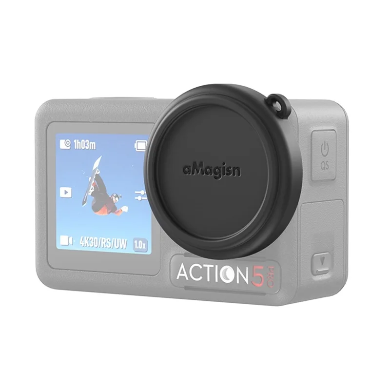 AMAGISN Copertura protettiva in silicone per obiettivo per DJI Osmo Action5 Pro, accessorio per fotocamera