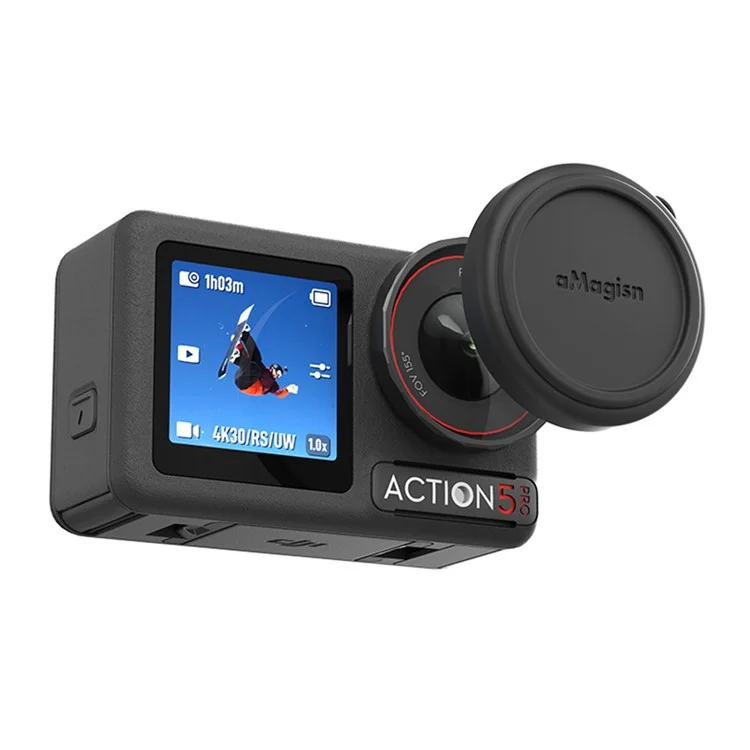 AMAGISN Copertura protettiva in silicone per obiettivo per DJI Osmo Action5 Pro, accessorio per fotocamera