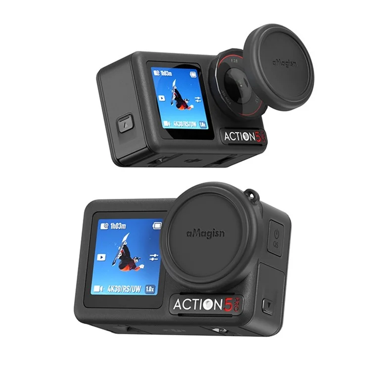 AMAGISN Copertura protettiva in silicone per obiettivo per DJI Osmo Action5 Pro, accessorio per fotocamera