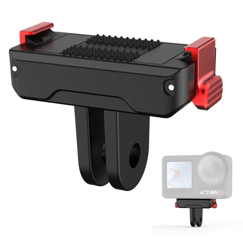 Adaptateur d'extension de base de montage à dégagement rapide magnétique FLYMILE pour DJI Osmo Action 5 Pro / 4 / 3