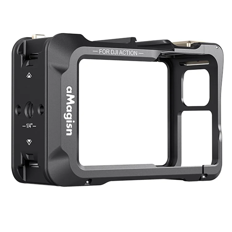 AMAGISN Para Para DJI Osmo Action 5 Pro / 4 / 3 Caja protectora de marco de metal Accesorio de cámara deportiva