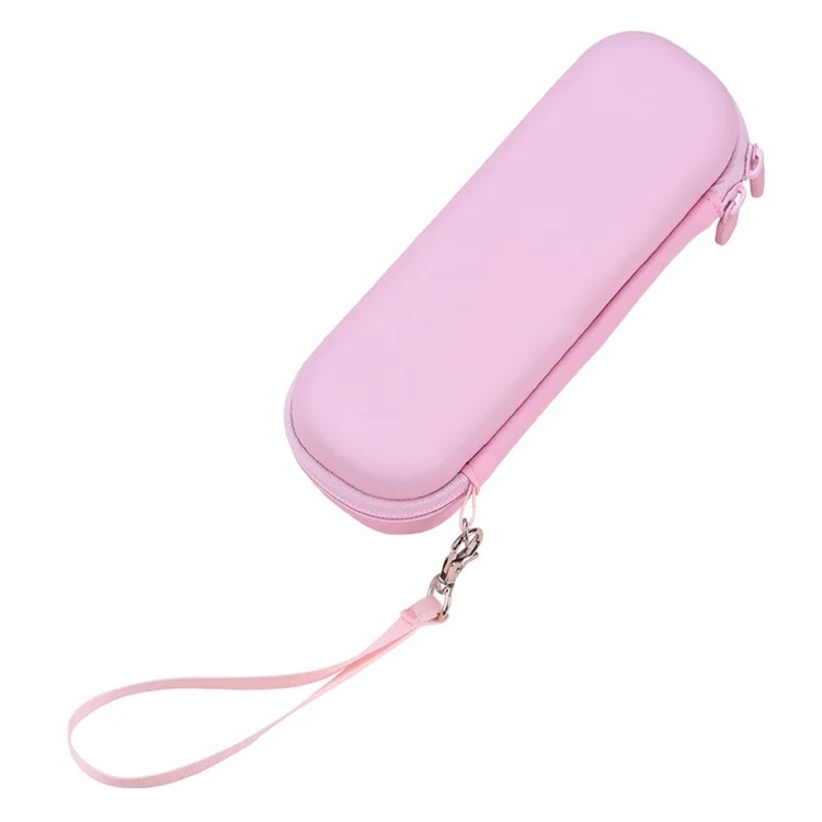Borsa portatile BRDRC per DJI Osmo Pocket 3, custodia da trasporto per fotocamera con cerniera e gancio in metallo, colore rosa.