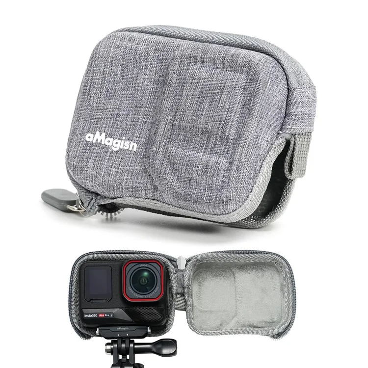 Estuche protector duro de EVA AMAGISN para Insta360 Ace Pro 2 / Ace Pro / bolsa de almacenamiento de la cámara Ace