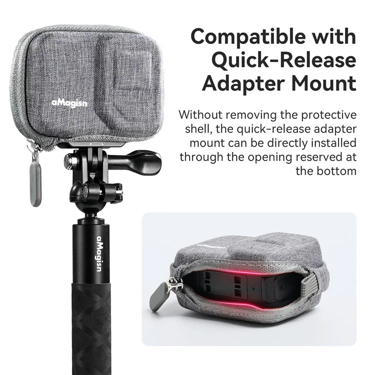 Estuche protector duro de EVA AMAGISN para Insta360 Ace Pro 2 / Ace Pro / bolsa de almacenamiento de la cámara Ace
