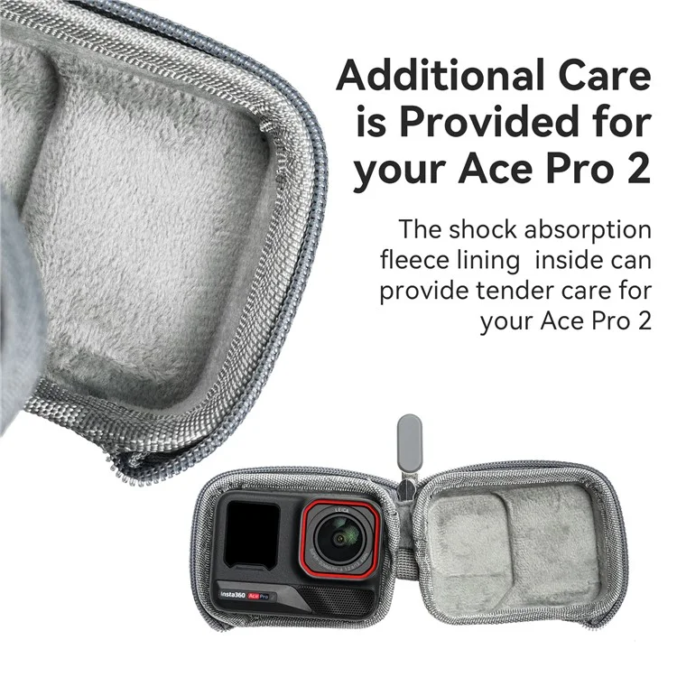 Estuche protector duro de EVA AMAGISN para Insta360 Ace Pro 2 / Ace Pro / bolsa de almacenamiento de la cámara Ace