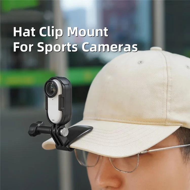 Крепление для шляпы для Insta360 GO 3S / 3 Action Camera, изготовленное из ABS+PC, зажим для колпачка держателя
