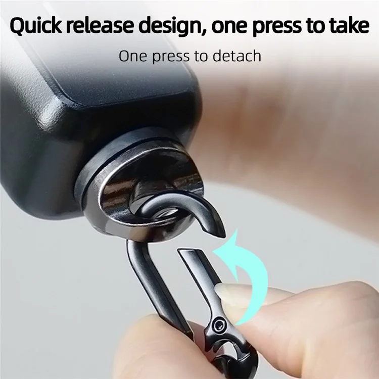BRDRC Für DJI Osmo Pocket 3 Kamera Lanyard Polyester verstellbarer Umhängegurt - Grau