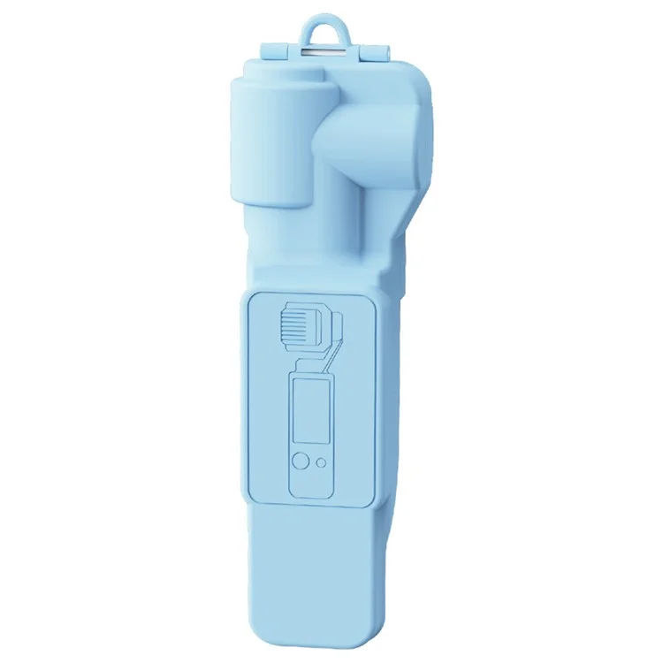 Cubierta protectora de pantalla de lente de cardán BRDRC para DJI Osmo Pocket 3, de ABS + PC - Azul