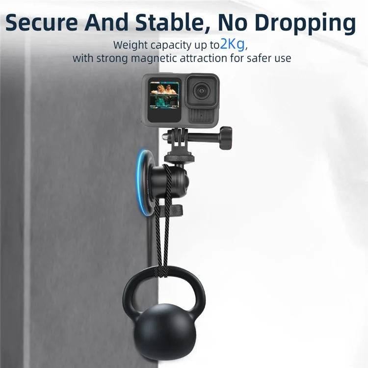 FLYMILE Magnetic Camera Mount Kit for Sports Camera Adapter Base Camera Accessories
