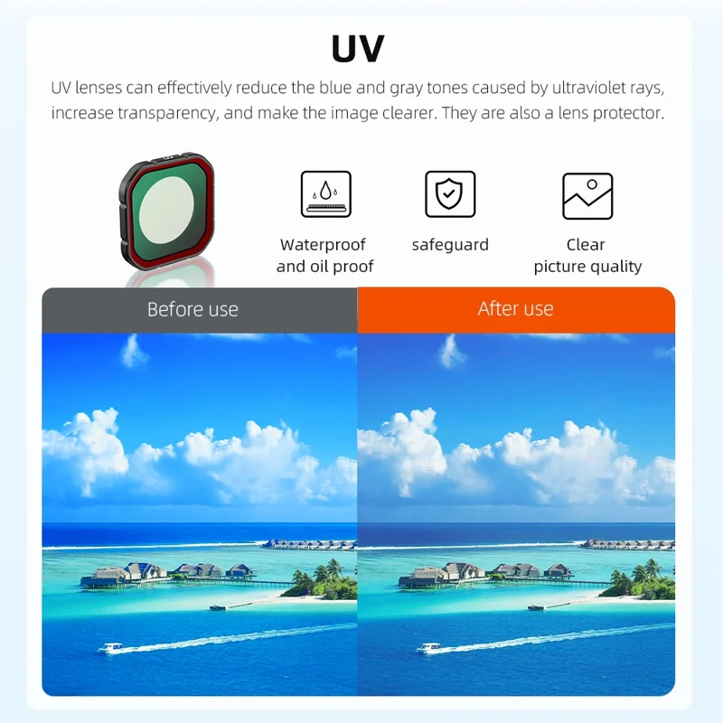 4Pcs Filter Set for Insta360 Ace Pro 2 CPL ND8 ND16 ND32 Camera Filters