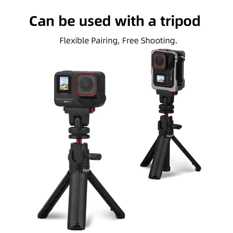 FLYMILE Magnetische Basis für Insta360 Ace Pro 2 / Ace Pro / Ace Schnellverschlussadapter-Halterung