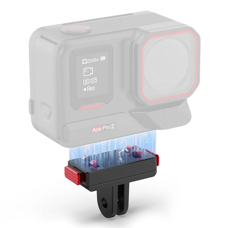 FLYMILE Magnetic Mount for Insta360 Ace Pro 2 / Ace Prp / Ace Quick Release Camera Adapter Base