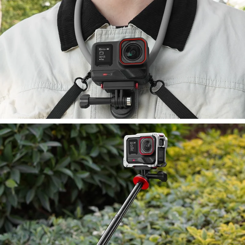 FLYMILE Magnetic Mount for Insta360 Ace Pro 2 / Ace Prp / Ace Quick Release Camera Adapter Base