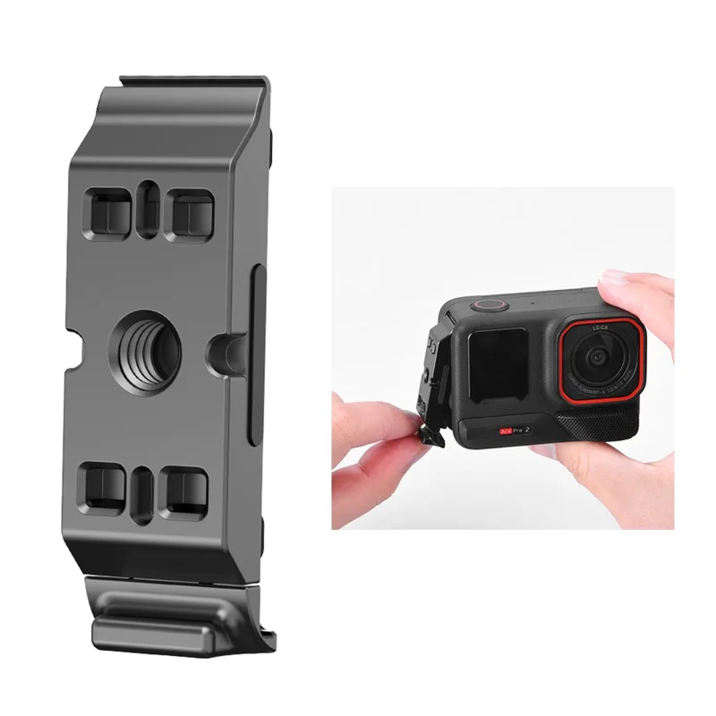 FLYMILE для Insta360 Ace Pro 2 Быстросъёмная крышка аккумулятора из алюминиевого сплава с магнитной крышкой аккумулятора камеры