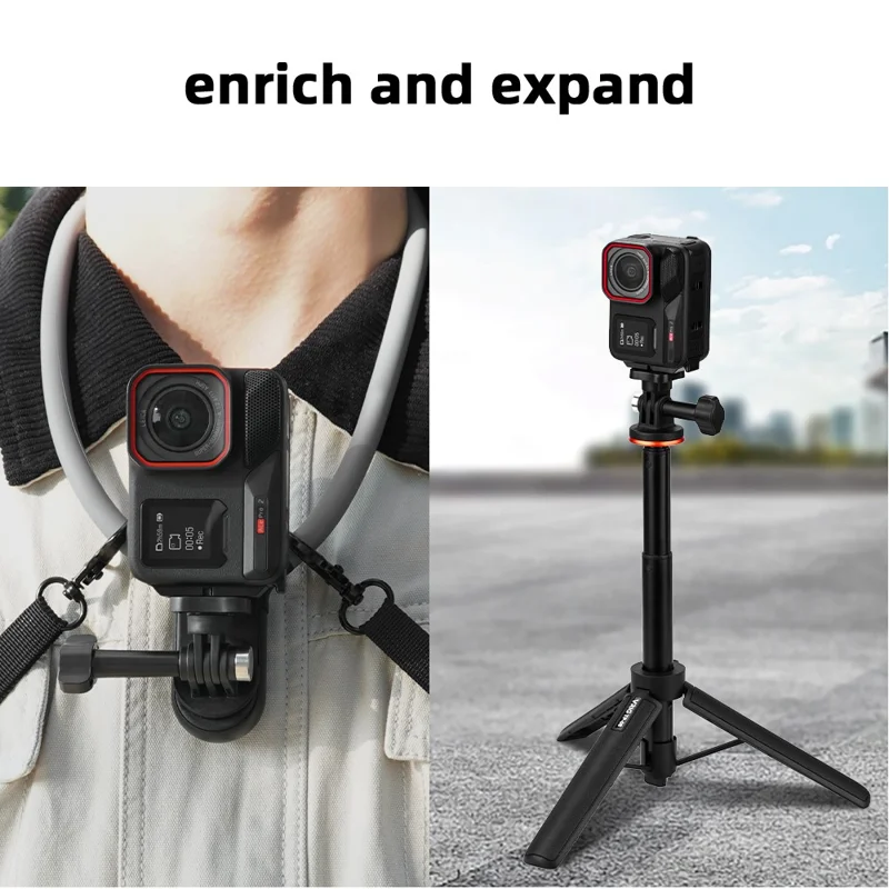 FLYMILE для Insta360 Ace Pro 2 Быстросъёмная крышка аккумулятора из алюминиевого сплава с магнитной крышкой аккумулятора камеры