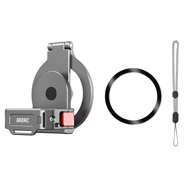 Suporte de Teleprompter BRDRC para DJI Osmo Pocket 3 Adaptador de Montagem Magnética para Câmera