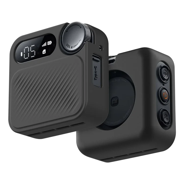 For Xiaomi Sport Walkie Talkie Protective Case Anti Drop Scratch Resistant Silicone Cover, Black