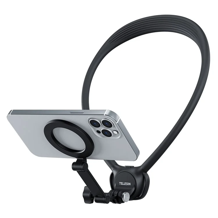 TELESIN SE2.0 2 In 1 Magnetic Neck Mount Kit Hands Free Camera / Phone Neck Holder for POV Shooting