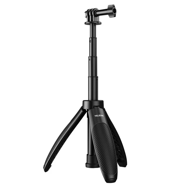 TELESIN S1-MNP-01 Mini Bastone Selfie 2 In 1 15-40cm Estendibile Treppiede in Lega di Alluminio