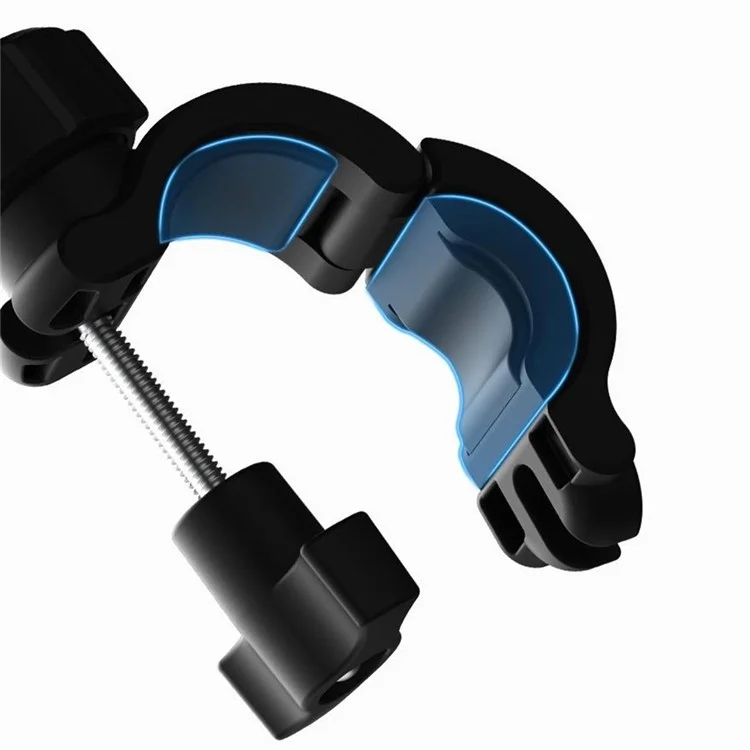 Adaptador de Soporte de Cámara TELESIN DJ-HBM-001 para Manillar de Bicicleta, Abrazadera de Liberación Rápida con Rotación de 360 Grados